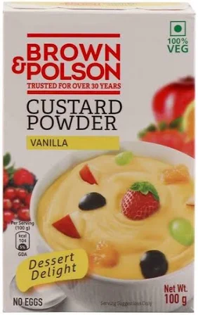 Brown & Polson Vanilla Custard Powder 100 g